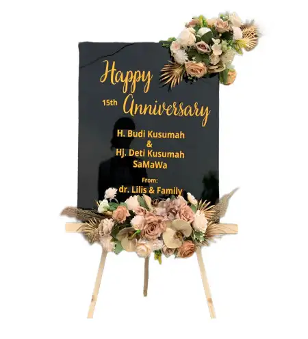 Papan Bunga Akrilik Telenggeme